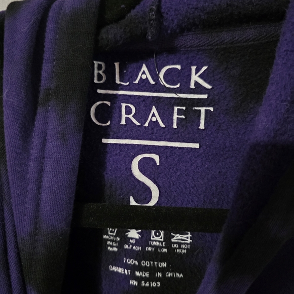 ‘Aftermath ‘- Purple Lightning Dye Pullover NWOT - Picture 4 of 4